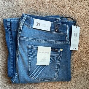 NWT 7 For All Mankind Dojo Flare Leg Trouser